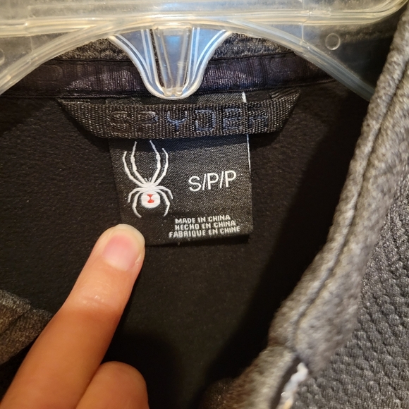 Spyder Gray Zip-Up fleece vest - Picture 8 of 14